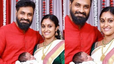 Saravanan meenatchi fame Mirchi Senthil Sreeja who Showing the baby photo for the first time