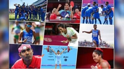 பெர்மிங்ஹாம் காமன்வெல்த் போட்டியில் இந்தியாவுக்காக பதக்கம் வென்ற வீரர்கள், வீராங்கனைகள்
