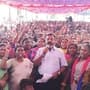மணிப்பூர் கலவரத்தை கண்டித்து மதுரையில் நடைபெற்ற ஆர்ப்பாட்டத்தில் பேசும் விசிக தலைவர் திருமாவளவன் 