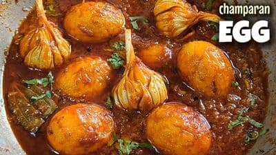 Champaran Egg Curry : பீகார் ஸ்டைல் முட்டை, உருளைக்கிழங்கு கிரேவி – எக் சம்பாரன்! 