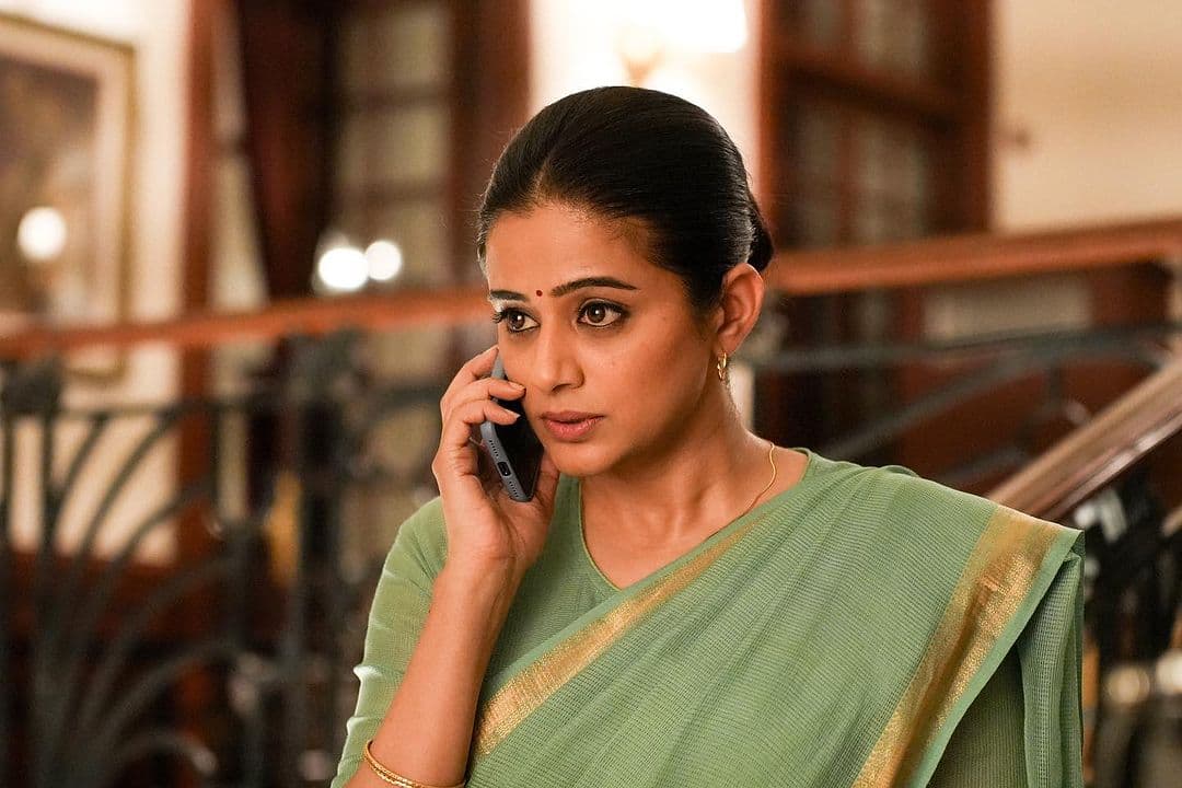 Priyamani works in a still from Article 370.
